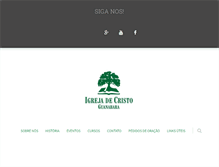 Tablet Screenshot of igrejadecristoguanabara.org.br